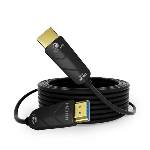 10K 8K 4K HDMI 2.1 Cable, CL3 Rated in Wall 48Gbps Ultra High Speed Cable 30 by KIMTABO