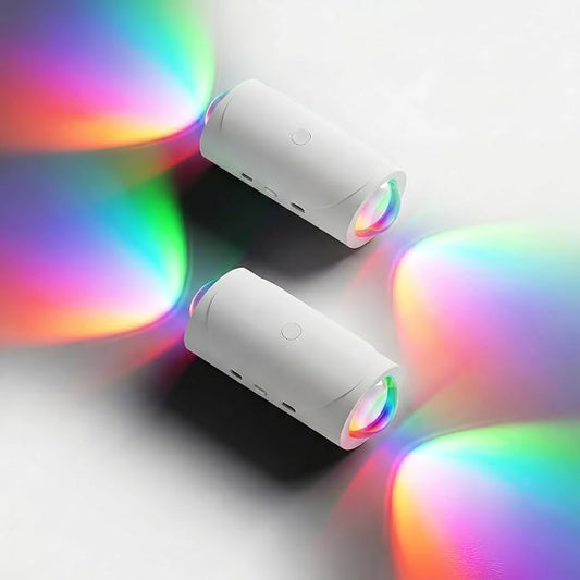Rechargeable Motion Sensor Night Light, Magnetic RGB Color Changing LED Ambient by ZSYZDL
