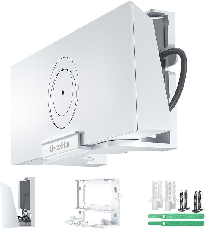 Linkoostar Starlink Gen 3 Router Mount, All in One Starlink Router Wall Mount by FONKEN