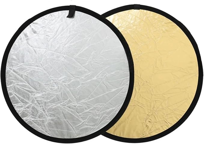 2-in-1 Photo Reflector Fill Light Soft Light Collapsible Reflector 12" 30cm by Ylapagne