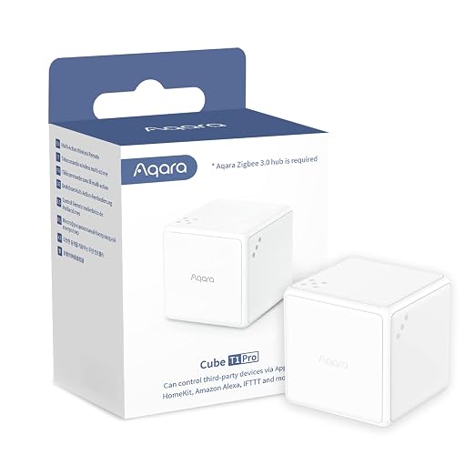 Aqara Cube T1 Pro, Requires AQARA ZIGBEE 3.0 HUB, 6 Sides to Control Different by Aqara