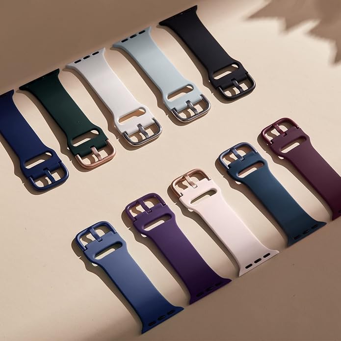 Sport Band Compatible with Apple Watch Bands 49mm 46mm 45mm 44mm 42mm 41mm 40mm - Image 3