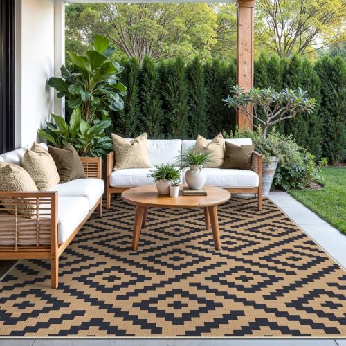 GENIMO Outdoor Rug, Waterproof Plastic Rugs - Image 7