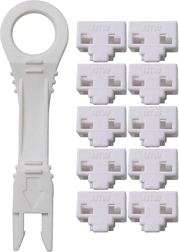 NTW RJ45 Port Blocker & Dust Cover, Network Port Lock, Ethernet Port Protector - Image 2