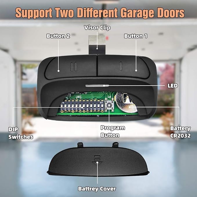 Universal Garage Door Remote Compatible - Image 7