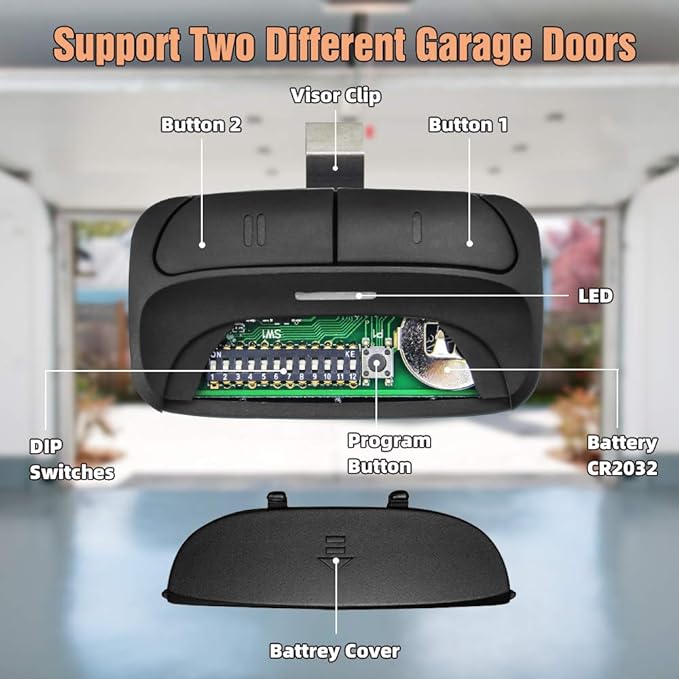 X X-HOUSE Universal Garage Door Remote - Image 6