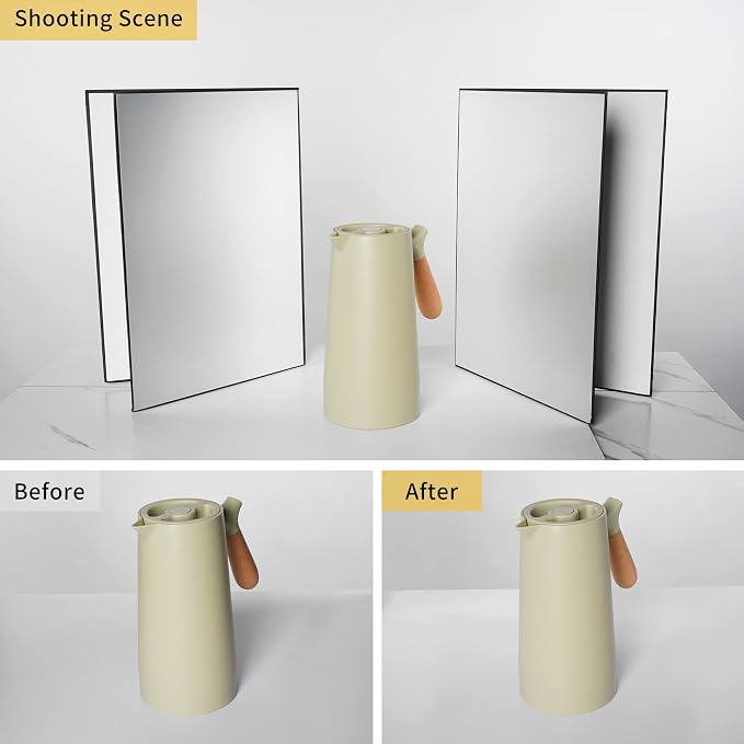 Meking 3 in 1 Photography Reflector Cardboard, 17 x 12 inches Folding Light - Image 3