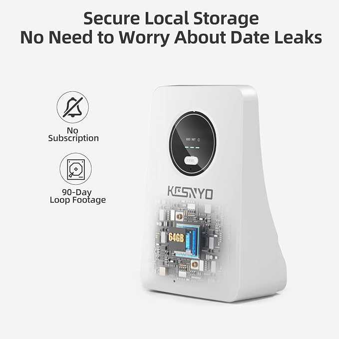 Solar Powered Security Cameras Wireless Outdoor, 4MP Cameras, 2 Cam kit - Image 2