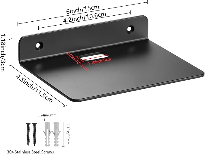 Small Floating Shelf – 6 Inch, Floating Wall Shelves - Image 3