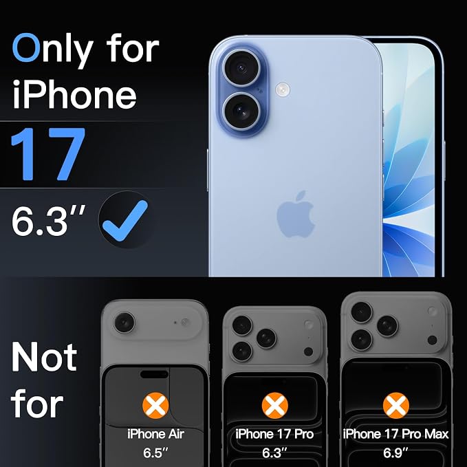 JETech Screen Protector for iPhone 17 6.3-Inch - Image 2