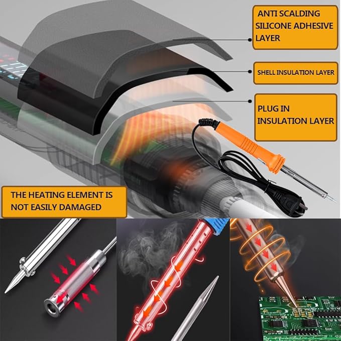 LEATBUY Network Crimp Tool Kit for RJ45/RJ11/RJ12/CAT5/CAT6/Cat5e/8P, - Image 4