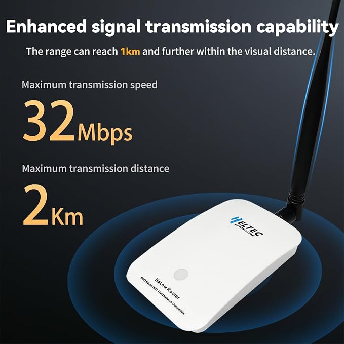 Heltec Point to Point Wireless Bridge, WiFi HaLow, Long Range Wireless Bridge - Image 5