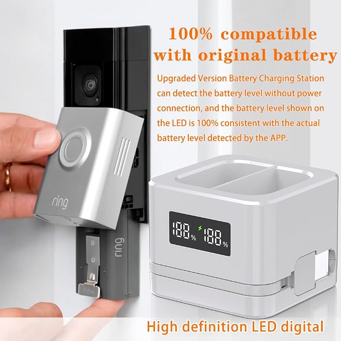 2 Pack Upgraded, Batteries Charger, A Charger Compatible - Image 5