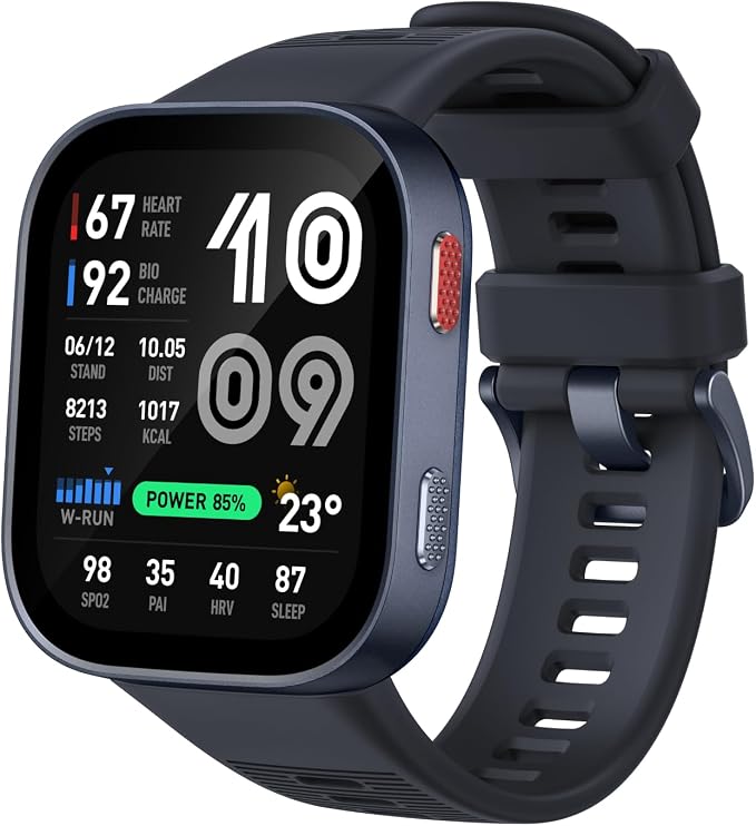 Amazfit Bip Max 50mm Smartwatch, 2.07" AMOLED Display, 20 Days of Battery by Amazfit