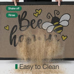 LUMI Outside Welcome Door Mat 32x47, Non-Slip Durable Rubber Easy Clean - Image 5