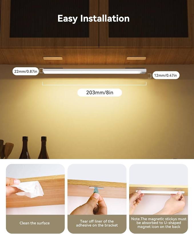 6-Pack Under Cabinet Lighting - Image 2