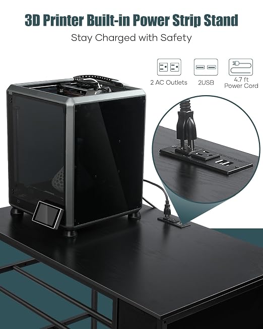 3D Printer Table with Filaments Storage - Image 2