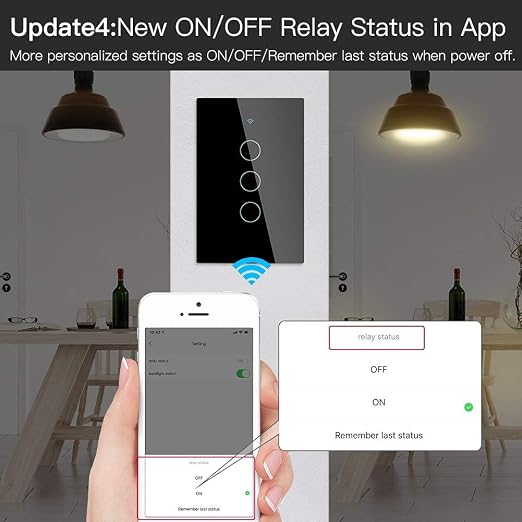 MOES ZigBee Smart Touch Wall Light Switch, Requires Tuya ZigBee Hub, No Neutral - Image 5