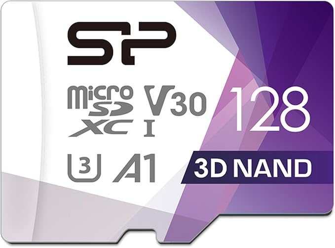 Silicon Power 128GB Micro SD Card U3 SDXC Up to 100MB/s High Speed Memory Card by SPSiliconPower