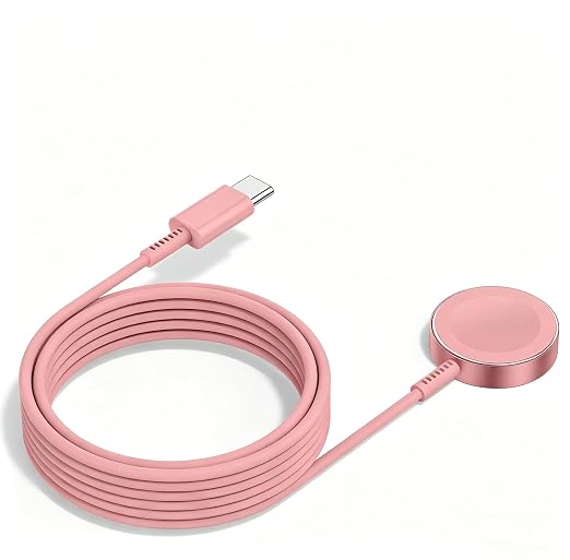 2Pack for Apple Watch Charger Cable, Magnetic Fast Charger to USB-C Cable 3FT by Gyusity
