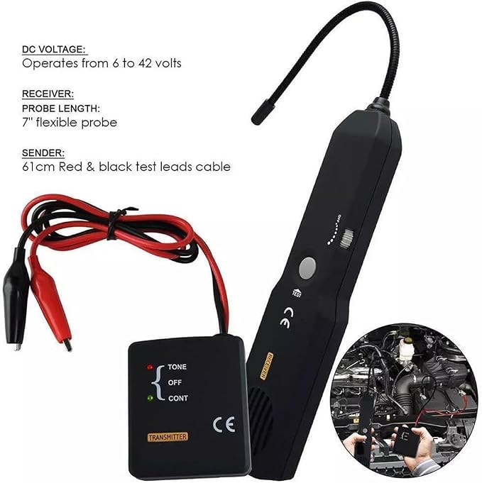 Automotive Circuit Tester, Car Repair Cable Circuit Wire Tracers Analyzer - Image 4