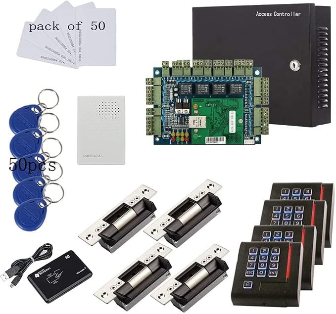 ANSI Standard North American Heavy Duty Electric Strike Lock TCP/IP Based 4 by MENGQI-CONTROL