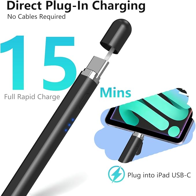 iPad Pencil 1st Generation for iPad, Stylus Pen for Pencil 2nd Generation - Image 3
