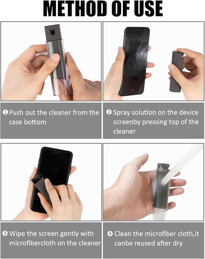 Car Screen Cleaner Spray and Wipe car Cleaning Touchscreen Mist Cleaner Touch - Image 4