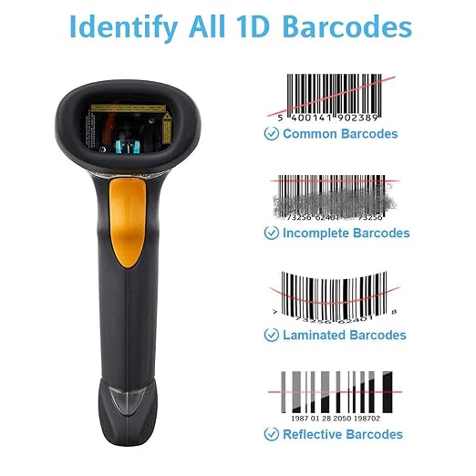 Symbol LS2208 General Purpose Handheld 1D Bi-Directional Laser Barcode Scanner - Image 4
