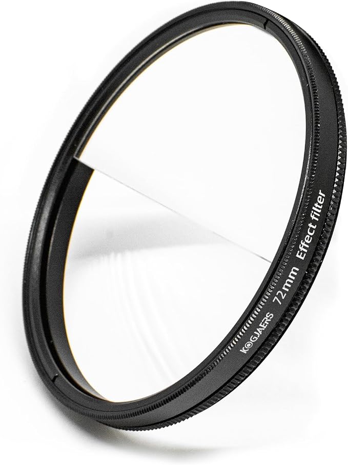 Lens Filter 72mm Half Bokeh Effects Filters Foreground Blur Camera Filter by KOGJAERS