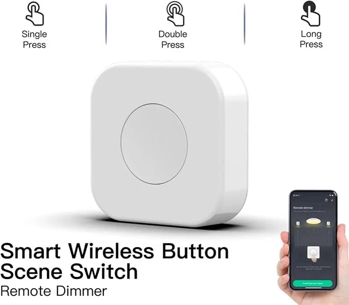4X Tuya Zigbee Button Smart Scene Switch Intelligent Linkage Wireless Switch - Image 6