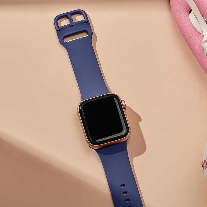 Sport Band Compatible with Apple Watch Bands 49mm 46mm 45mm 44mm 42mm 41mm 40mm - Image 2