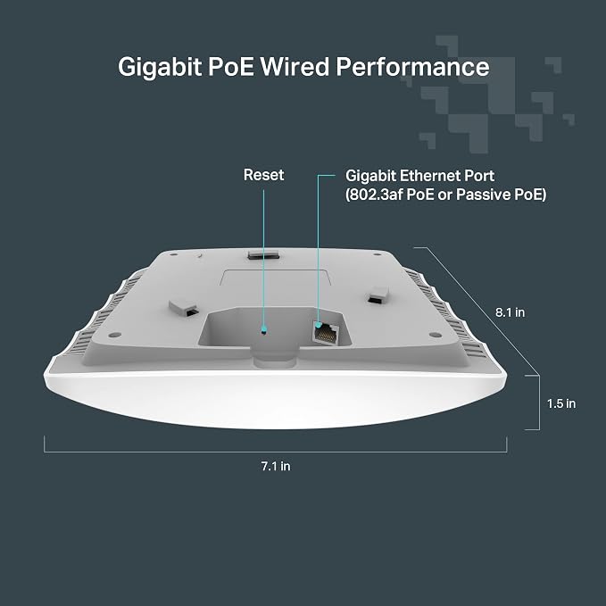 TP-Link Festa F52 Wireless Access Point AC1350 Gigabit Port Mesh, Seamless - Image 6
