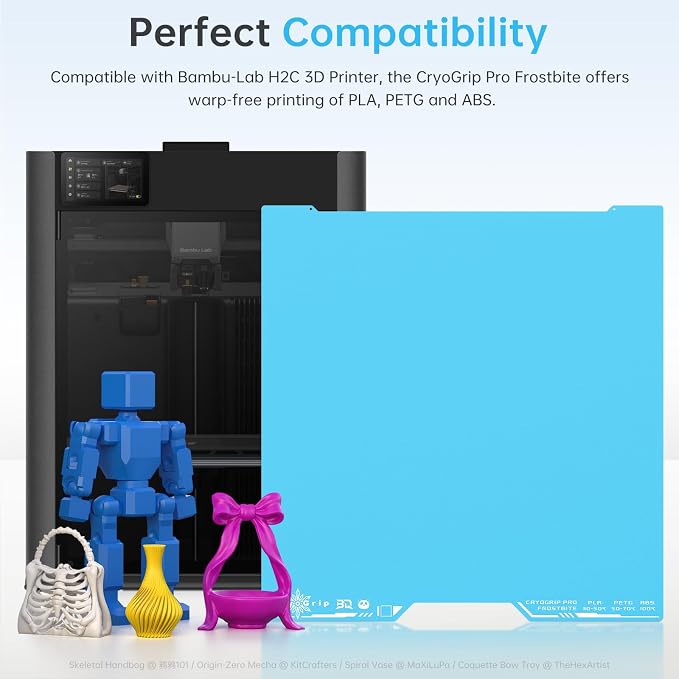 BIQU Cryogrip Pro Frostbite Cold Build Plate Compatible - Image 4