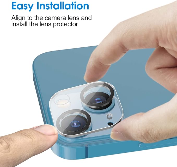JETech Camera Lens Protector for iPhone 13 6.1-Inch and iPhone 13 mini 5.4-Inch - Image 4