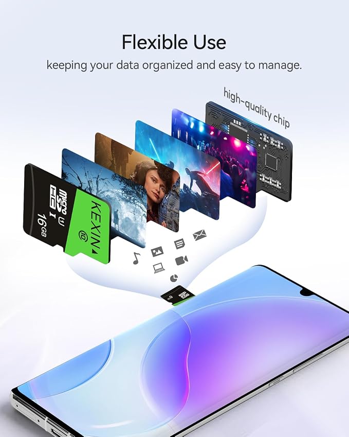 KEXIN 16GB Micro SD Card 10 Pack - Image 6