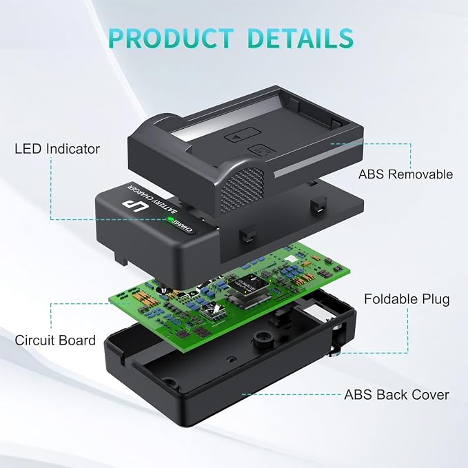EN-EL15 EN EL15a Battery Charger, LP Charger Compatible - Image 2