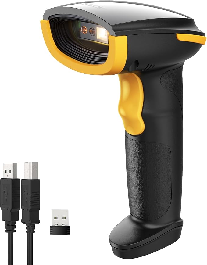 Inateck Bluetooth Barcode Scanner, 1D 2D QR Code Scanner Wireless by Inateck