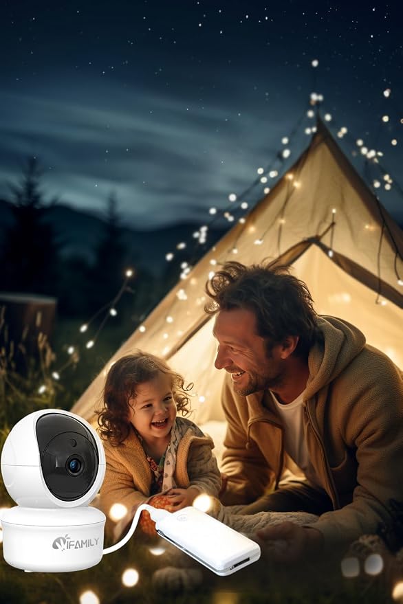 iFamily Split Screen Baby Monitor, Large Display Video Baby Monitor - Image 5