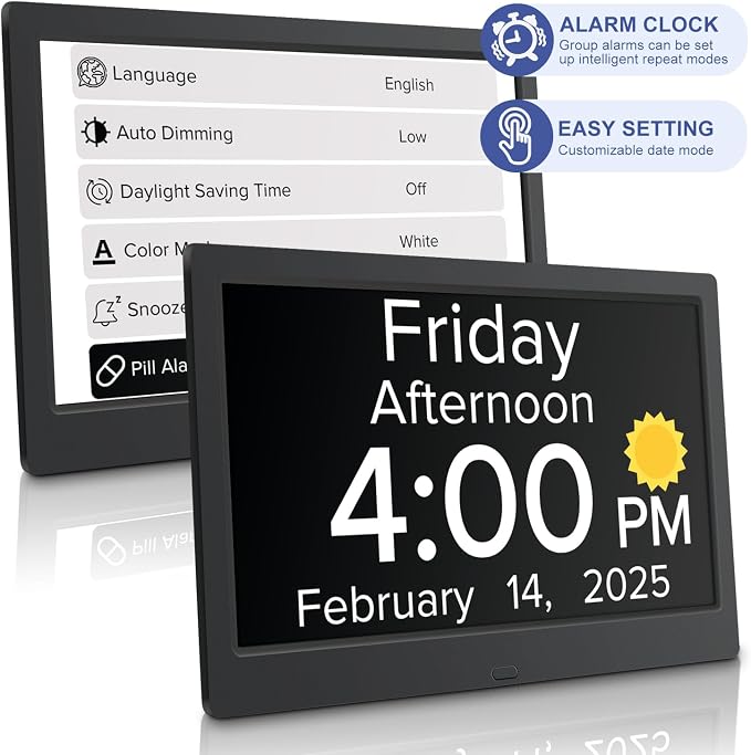 10.1 Inch Digital Alarm Clock - Image 2