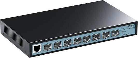 SODOLA 8 Port 10G L3 Managed Switch, 8X10G SFP+ Interface, Link by SODOLAPoENETWORKS