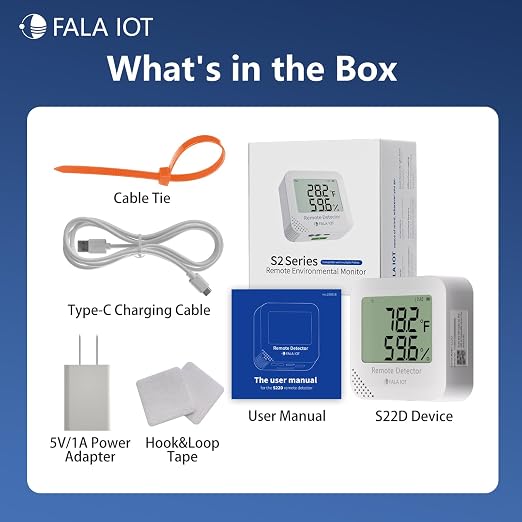 Remote WiFi Temperature & Humidity Sensor, No Subscription 24/7 Remote Temp - Image 9
