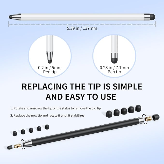 Stylus, Stylus Pen for Touchscreen, High Precision and Sensitivity Stylus Pen - Image 5