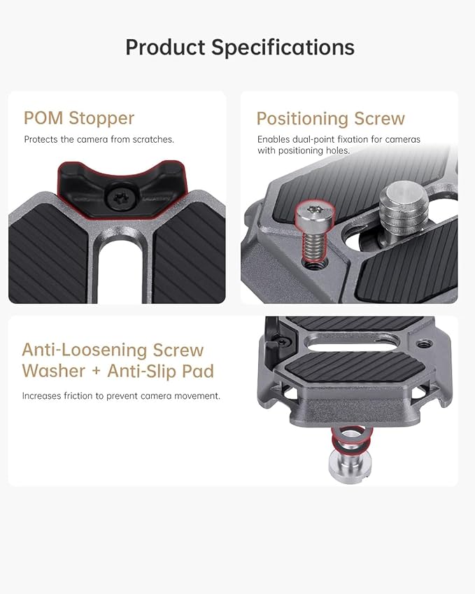 F38 RS4 Mini Quick Release Kit for DJI RS4 Mini, Clamp - Image 8