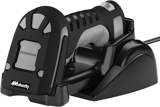 Alacrity Long Distance 1D 2D Industrial Barcode Scanner, Wireless Charging by alacrity