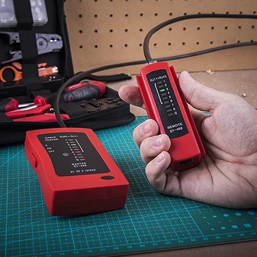 Hi-Spec 9pc Network Cable Tester Tool Kit Set - Image 5