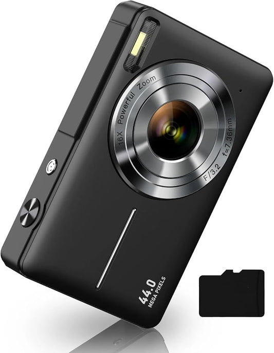 Digital Camera, FHD 1080P Digital Point and Shoot Camera by CAMKORY