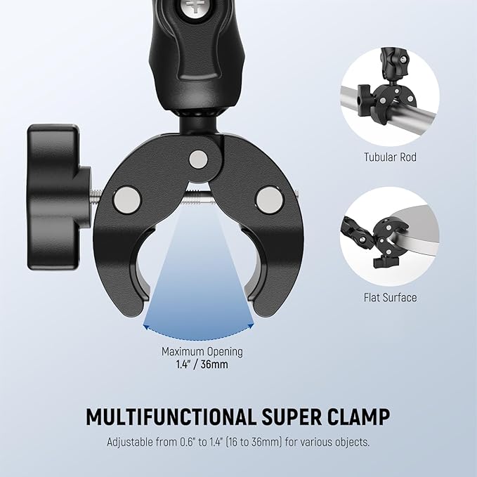 NEEWER Double Super Clamp Mount - Image 3