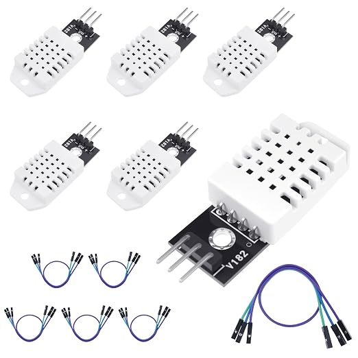 6Pcs DHT22/AM2302 Digital Temperature Humidity Sensor Module by Unknown