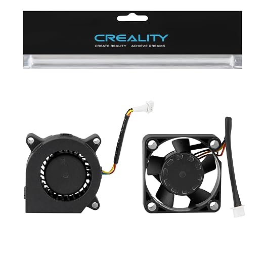 Creality Official K1 Series Fan Combo Pack, 4020 Blower Fan & 3010 Axial Fan by Creality